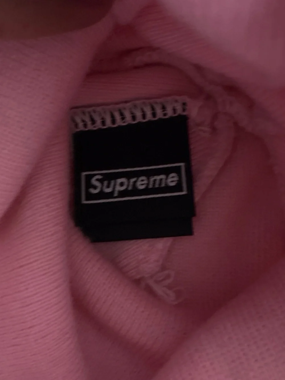 Supreme Kids Light Pink Embroidered Cuffed Beanie
